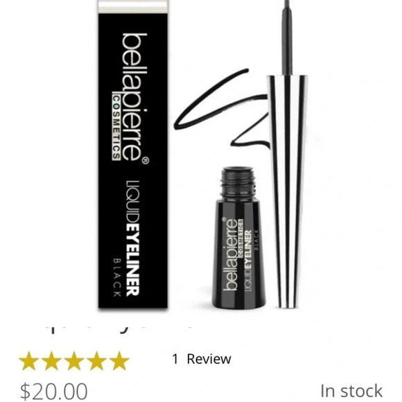 Bellapierre Cosmetics Liquid Eyeliner in Black - Picture 2 of 9